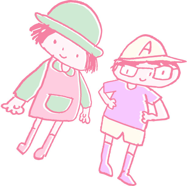 POP关系的好男孩和女孩的涂鸦图片下载