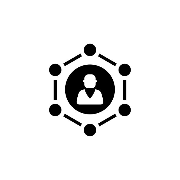 标志中的商业连接图标图片下载