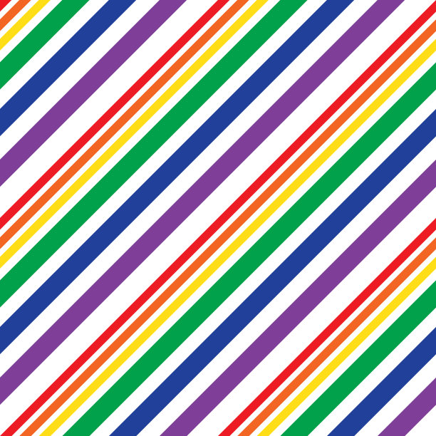 彩虹条纹无缝图案背景中图片下载