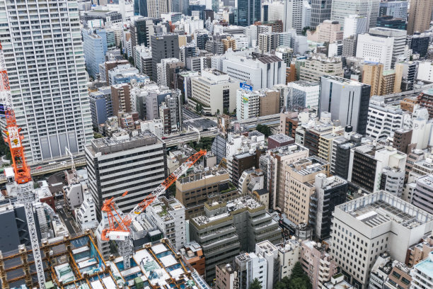 东京鸟瞰图图片下载
