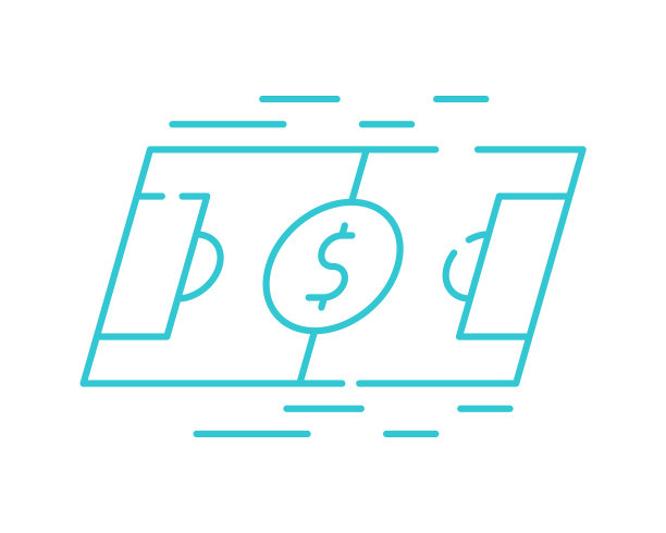 足球投注图标轮廓孤立在白色图片下载