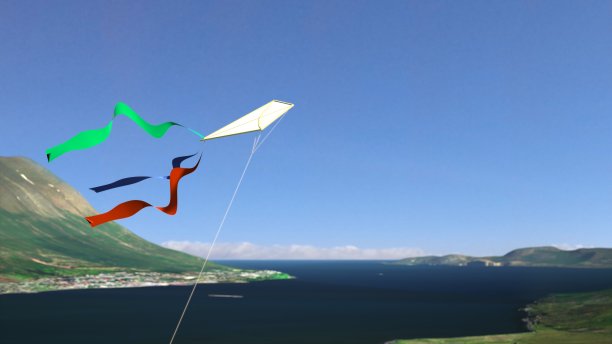 风筝在空中图片下载