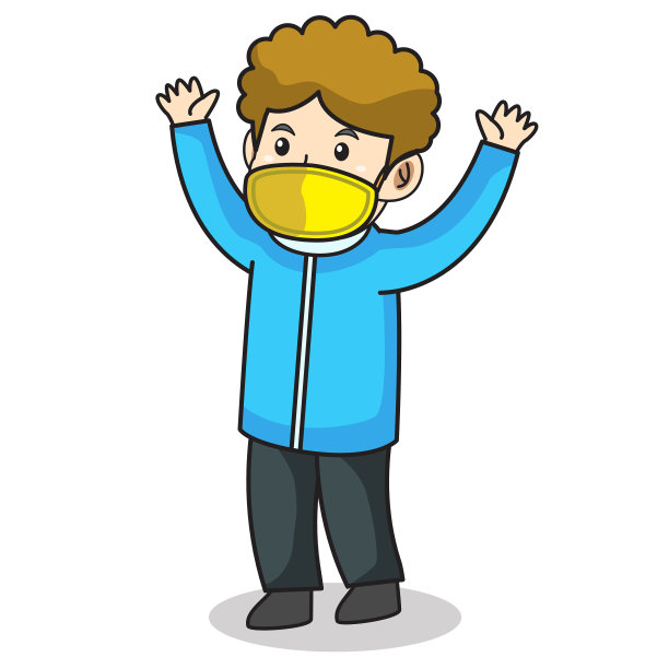 穆斯林男孩穿着蓝色的传统穆斯林服装图片下载