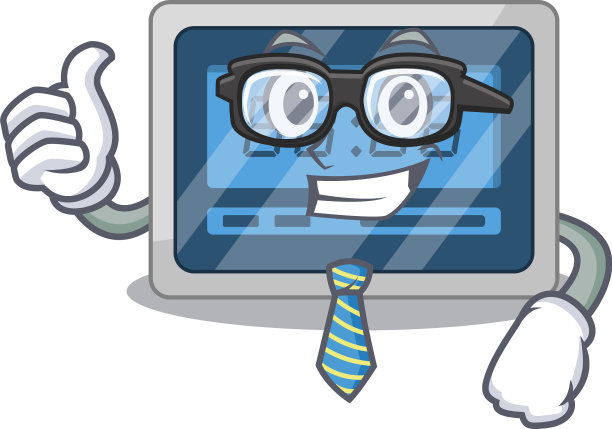 卡通绘图数字定时器商人图片下载