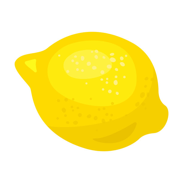 柠檬图标卡通图标孤立上图片下载