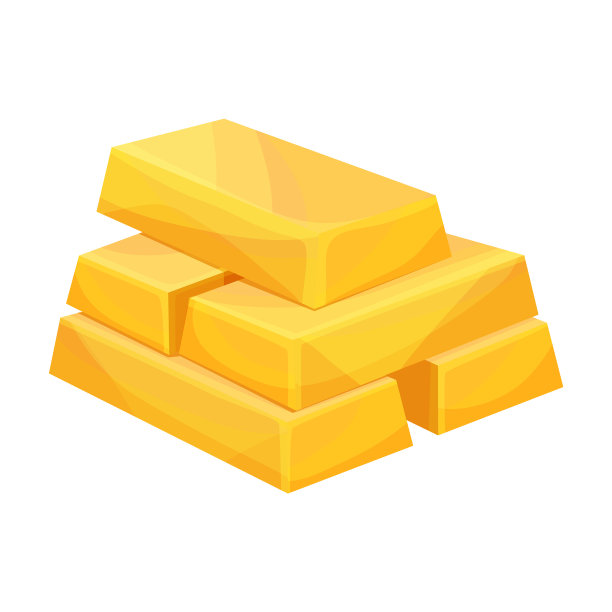 金条图标卡通图标孤立图片下载