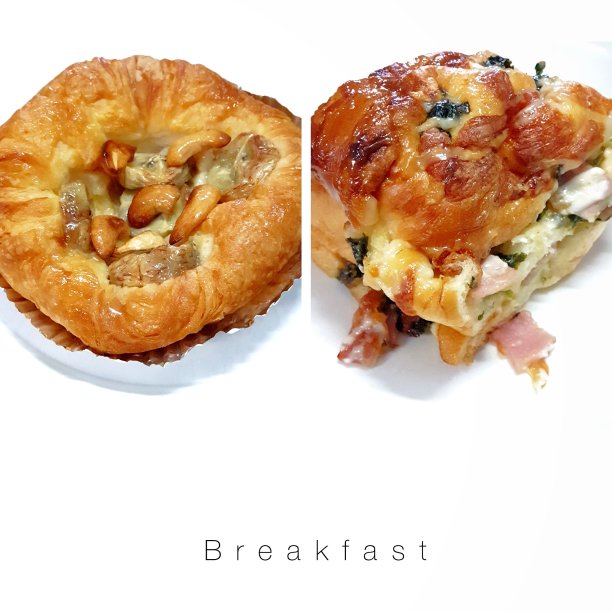 早餐对健康很重要。面包和面包店。图片下载