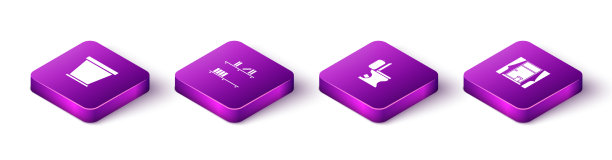 设置等距花盆架与书籍卫生间图片下载