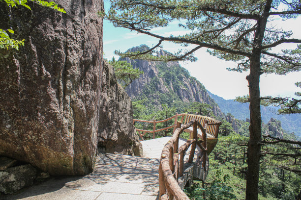 黄山的小路图片下载
