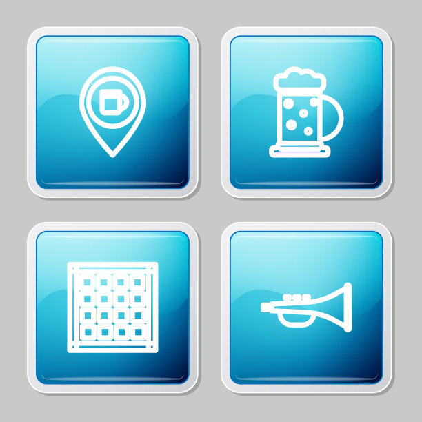 设酒柜或啤酒吧位置木杯图片下载