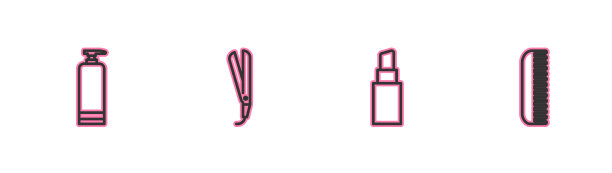 设定线霜化妆管口红卷曲图片下载