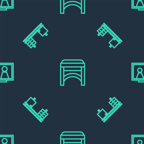 上设线椅、办公桌及相框图片下载