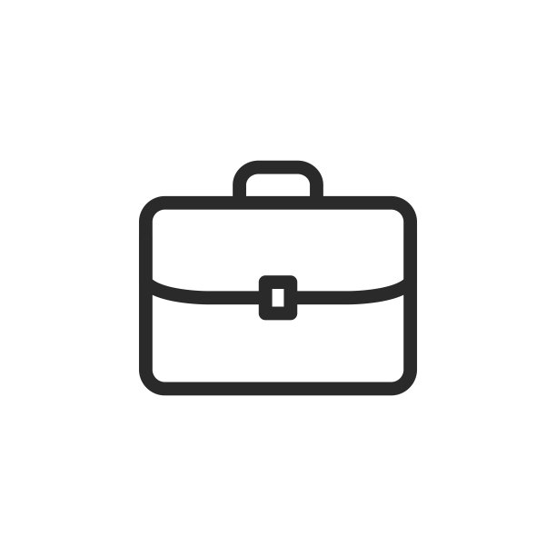 公文包图标矢量图图片下载
