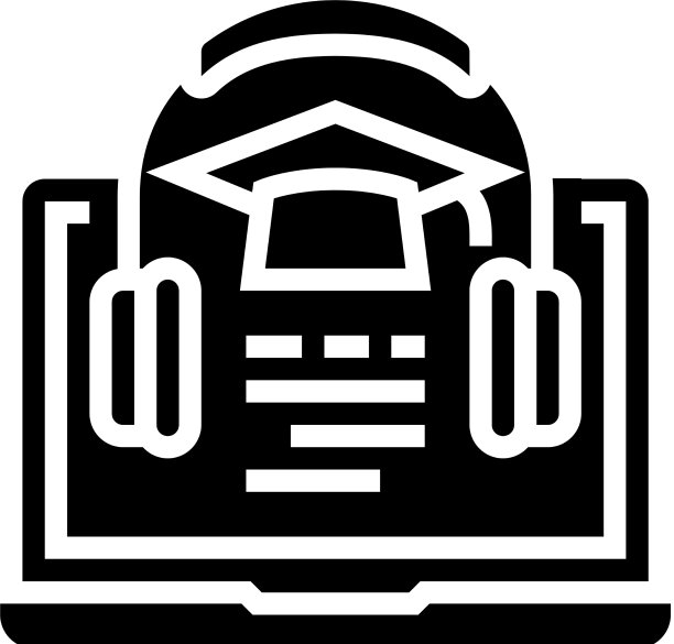 听教育课大学象形图标图片下载