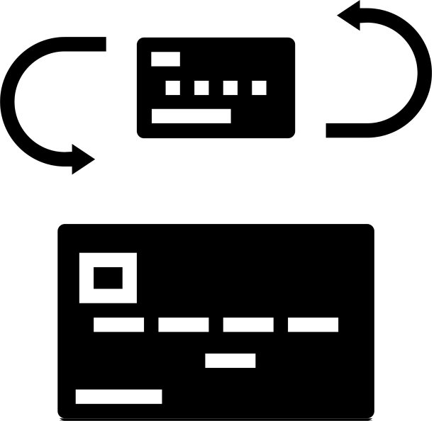 转移卡字形图标图片下载