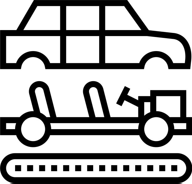 装配所有汽车零件线图标图片下载