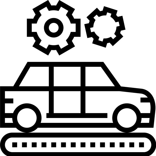 制造汽车生产线图标图片下载