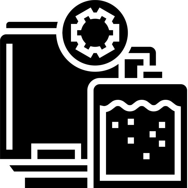 合成药品生产字形图标图片下载