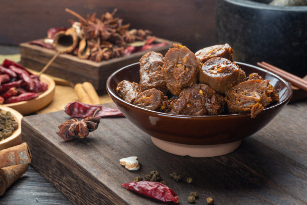 香辣鸭颈碗图片下载