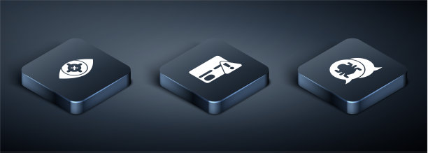 设置等距眼扫描系统bug和信用卡图片下载