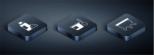 在奶瓶和奶瓶中放入等距生奶油图片下载