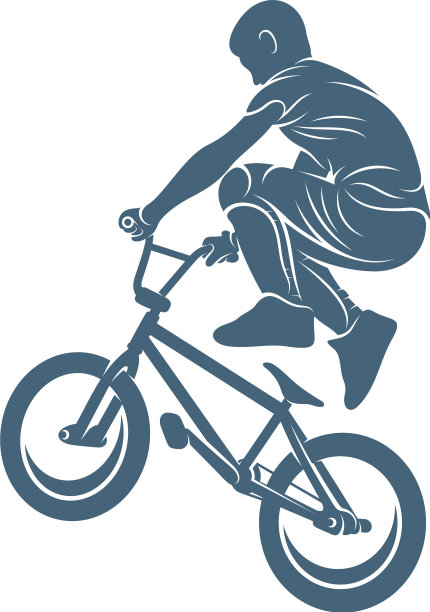 小轮车设计创意小轮车标志设计理念图片下载