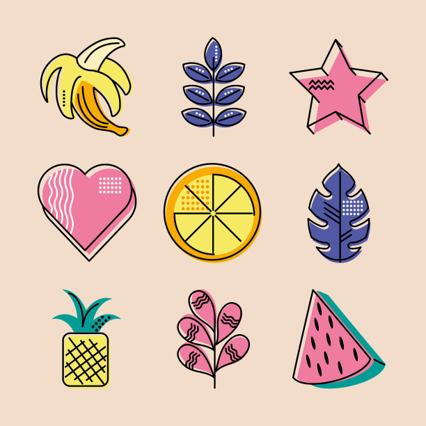 孟菲斯图标设置图片下载