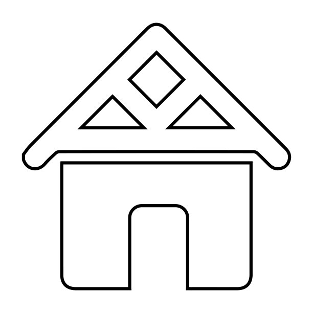 露营，木屋，农舍，小屋，帐篷图标图片下载