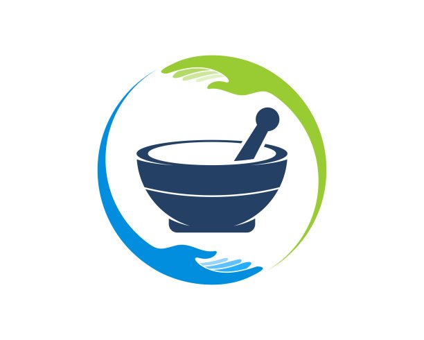 用研钵和杵在里面用手圆形护理图片下载