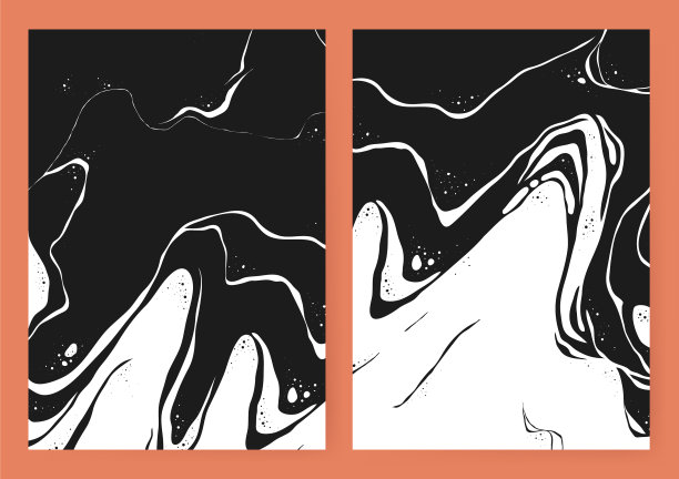 抽象背景木星表面手绘图片下载