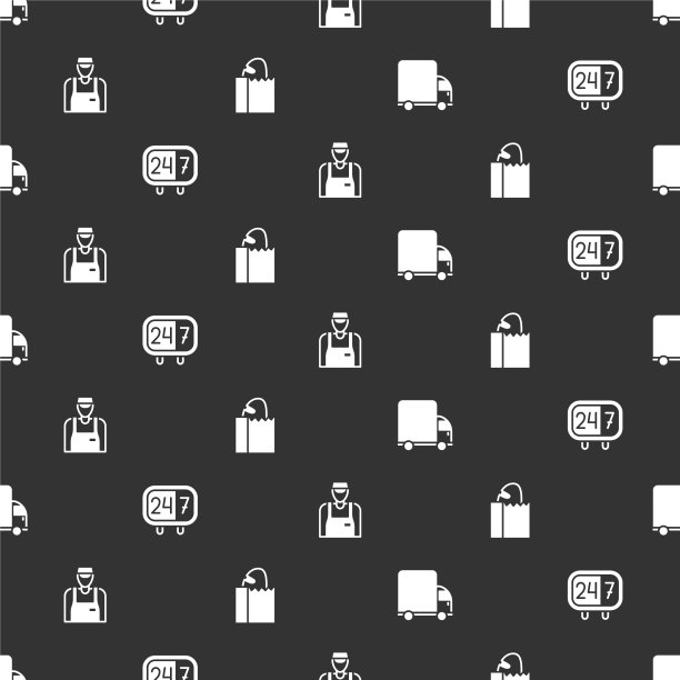 设定24小时送货货车钟卖家图片下载