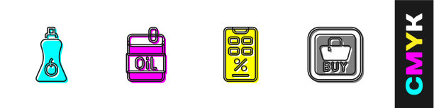 设定酱瓶瓶橄榄油百分比图片下载