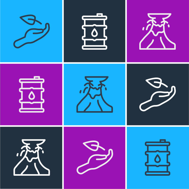 设线芽在手火山喷发用图片下载