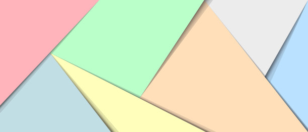 彩色纸旗图片下载