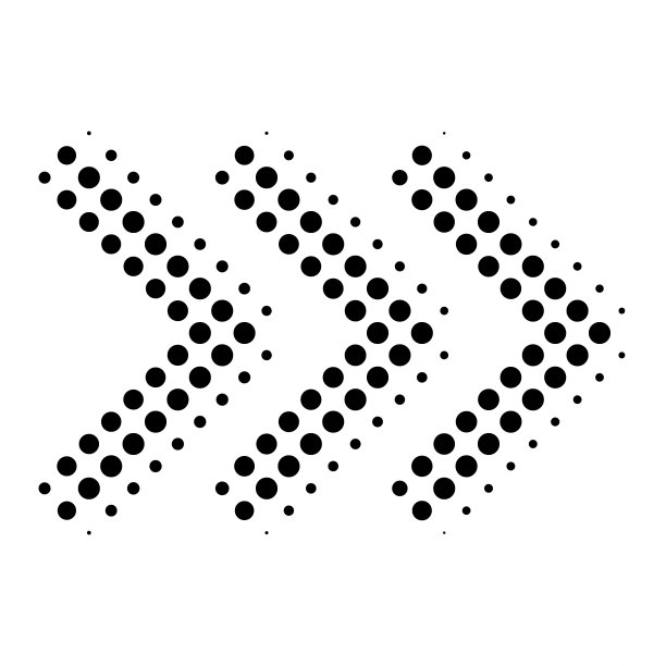 半色调箭头图标和符号图片下载