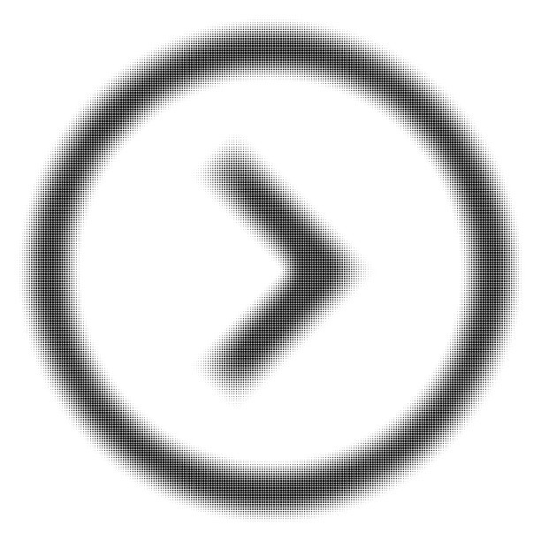 半色调箭头图标和符号图片下载