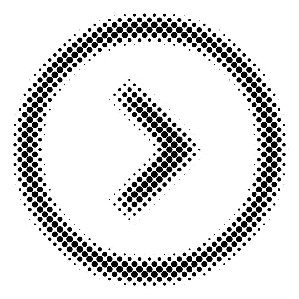 半色调箭头图标和符号图片下载