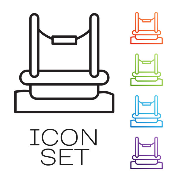 用金属吸引的黑线蹦极图片下载