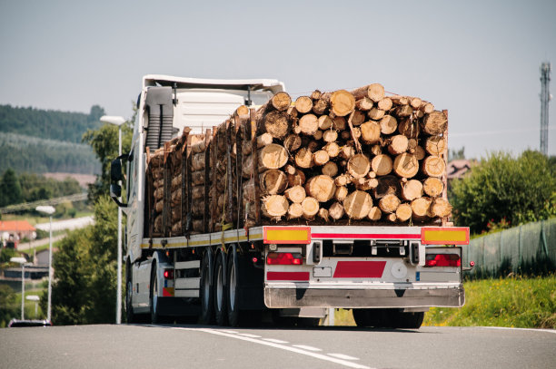 木材的卡车图片下载