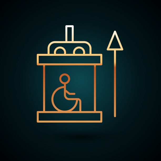 金线电梯为禁用图标隔离上图片下载