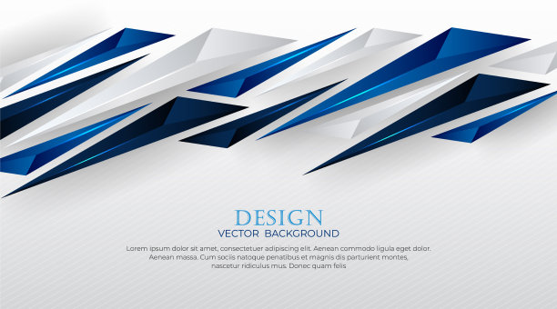 抽象的灰色背景与蓝色三角形图片下载