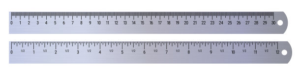现实金属尺子30厘米和12图片下载