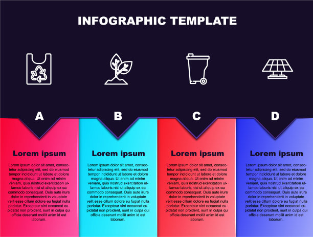 设置可回收植物垃圾的塑料袋图片下载