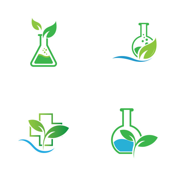 天然药物标志形象设计图片下载