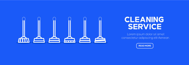 清洁服务模板图片下载