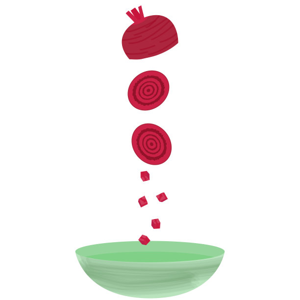 成熟的栗色甜菜根碎落在盘子里图片下载