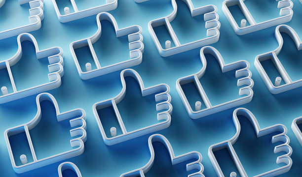 可以像社交媒体网络上的手图标符号图片下载