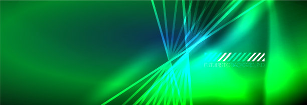 霓虹动态光束抽象墙纸图片下载