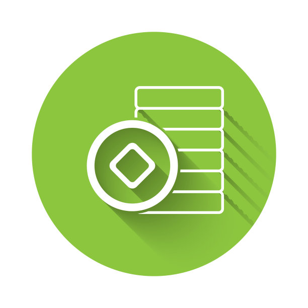 白色中国元货币符号符号孤立图片下载