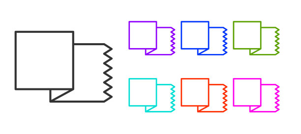 黑色线条的织物辊子被隔离图片下载
